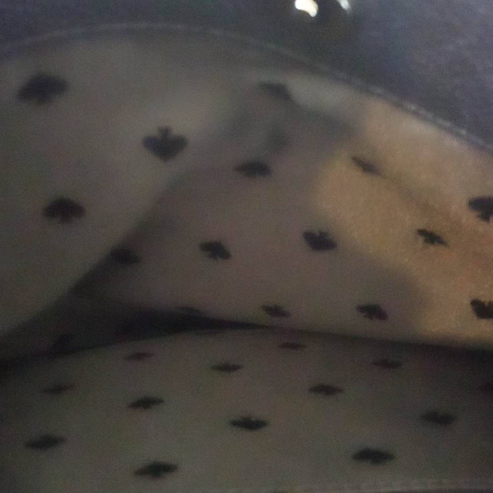 Kate Spade large 3 compartment bag in black pen led leather tote NWT - Picture 8 of 9